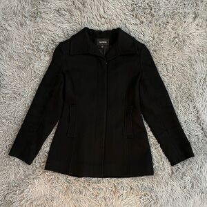 Express Womens Black Peacoat